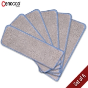 Image de Cenocco CC-MOPM6: Ensemble de 6 Tampons de Rechange pour Vadrouille en Microfibre Lavables