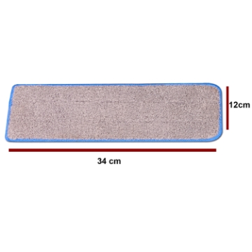 Show details for Cenocco Set of 12 Washable Microfiber Mop Replacement Pads Picture of Cenocco Set of 12 Washable Microfiber Mop Replacement Pads