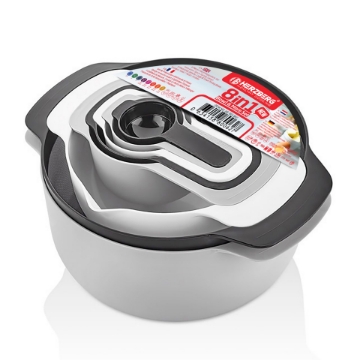 Show details for Herzberg 8 in 1 Bowl & Measuring Cups Set Picture of Herzberg 8 in 1 Bowl & Measuring Cups Set