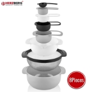 Image de Herzberg Ensemble de bols et tasses à mesurer 8 en 1