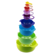 Image de Herzberg Ensemble de bols et tasses à mesurer 9 en 1