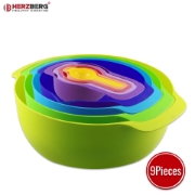 Image de Herzberg Ensemble de bols et tasses à mesurer 9 en 1