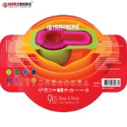 Image de Herzberg Ensemble de bols et tasses à mesurer 9 en 1