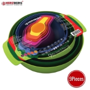 Image de Herzberg Ensemble de bols et tasses à mesurer 9 en 1