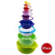 Image de Herzberg Ensemble de bols et tasses à mesurer 9 en 1