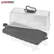 Image de Herzberg HG-L575: Dôme à gâteau bâton Rouge