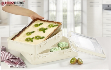 Show details for Herzberg Duplex Takeaway Pastry Carrying Box Ivory Picture of Herzberg Duplex Takeaway Pastry Carrying Box Ivory