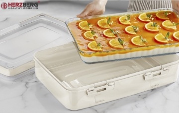 Show details for Herzberg HG-L719: Single-Tier Takeaway Pastry Carrying Box Red Picture of Herzberg HG-L719: Single-Tier Takeaway Pastry Carrying Box Red