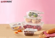 Image de Herzberg 5 Pièces Bio Saver Box Set Rouge