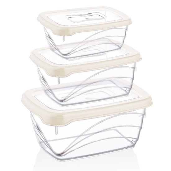 Image de Herzberg Coffret 3 pièces Extra Deep Bio Saver Ivoire