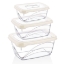 Afbeeldingen van Herzberg 3 Stuks Extra Diepe Bio Saver Box Set Ivoor