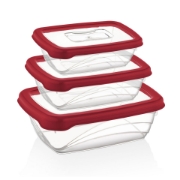 Image de Herzberg Coffret 3 pièces Bio Saver Rouge