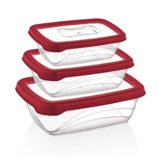 Image de Herzberg Coffret 3 pièces Bio Saver Rouge