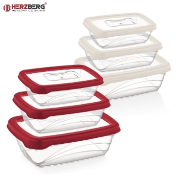 Show details for Herzberg 3 Pieces Bio Saver Box Set Red Picture of Herzberg 3 Pieces Bio Saver Box Set Red