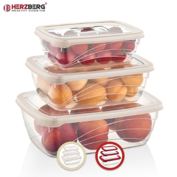 Show details for Herzberg 3 Pieces Bio Saver Box Set Red Picture of Herzberg 3 Pieces Bio Saver Box Set Red