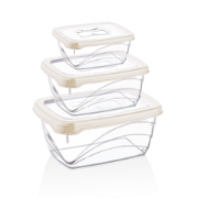 Image de Herzberg Coffret 3 pièces Extra Deep Bio Saver Ivoire