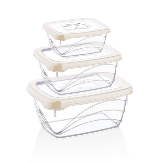 Image de Herzberg Coffret 3 pièces Extra Deep Bio Saver Ivoire