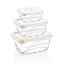 Afbeeldingen van Herzberg 3 Stuks Extra Diepe Bio Saver Box Set Ivoor