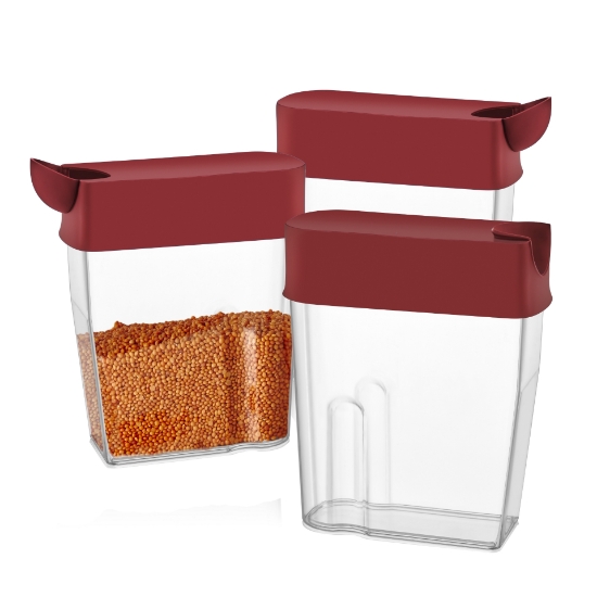 Image de Herzberg 3-Pièces Floopy Saver Box Set Rouge