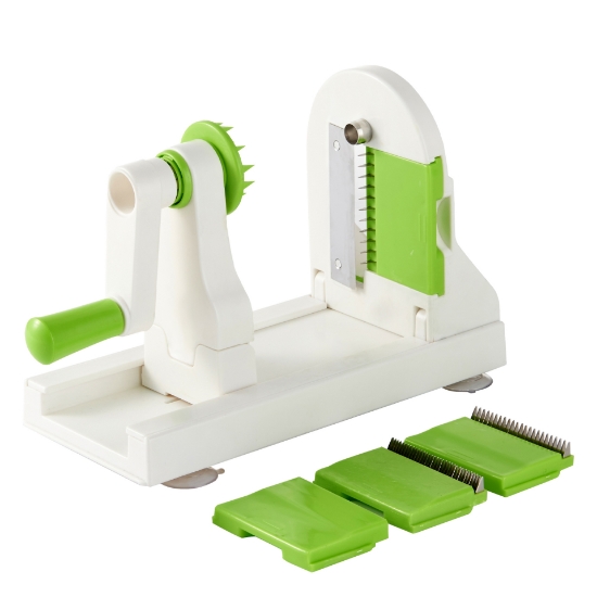 Image de Herzberg HG-8030 : Ensemble de spirales à légumes