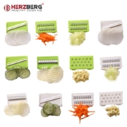 Picture of Herzberg HG-8032: Vegetable Slicer with Bowl and Storage Container Set