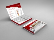Image de Royalty Line RL-WHT7-W: Ensemble de couteaux à revêtement antiadhésif 7 pièces avec éplucheur - Blanc