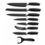 Picture of Royalty Line RL-BLK7-W: 7 Pieces Non-Stick Coating Knives Set w/ Peeler-Black