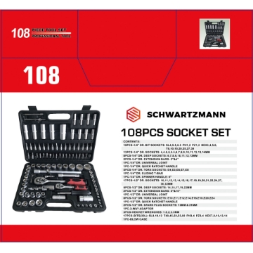 Show details for Schwartzman 108-Piece Hand Tool Set Picture of Schwartzman 108-Piece Hand Tool Set