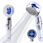 Image de Herzberg Pomme de douche Turbo Charger Matte Blue