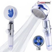 Image de Herzberg Pomme de douche Turbo Charger Matte Blue