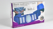 Image de Wellys Ceinture dorsale magnétique avec coussin - Bleu