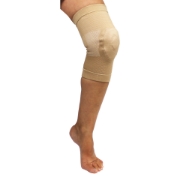 Image de Wellys Bandage de genou en bambou avec coussin d'articulation - Hommes