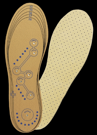 Image de Wellys Semelles de réflexologie magnétique (Hommes)