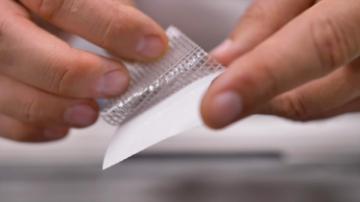 Show details for Genius Ideas Black Mosquito Net Repair Tape Picture of Genius Ideas Black Mosquito Net Repair Tape
