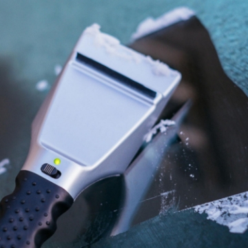 Show details for Genius Ideas Heated Ice Scraper Picture of Genius Ideas Heated Ice Scraper