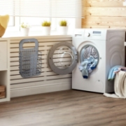 Image de Genius Ideas Panier à linge mobile