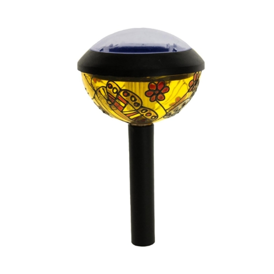 Picture of Genius Ideas Set Of 2 Solar Lamp Tiffany Design