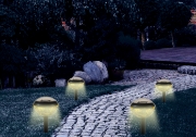 Picture of Genius Ideas Set Of 2 Solar Lamp Tiffany Design