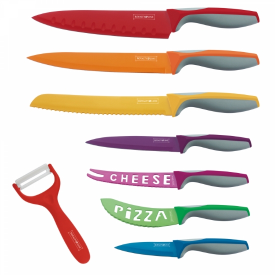 Image de Royalty Line Set de couteaux multicolores 7 pièces