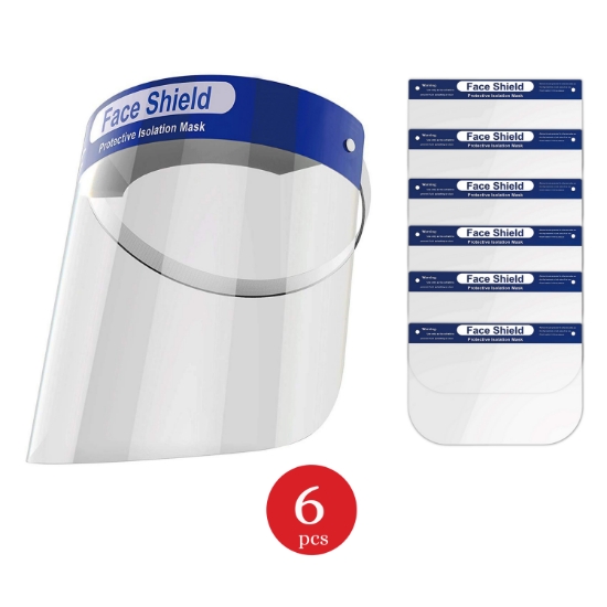 Image de Face Shield Jeu de 6 écrans de protection faciale