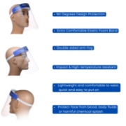 Image de Face Shield Jeu de 6 écrans de protection faciale