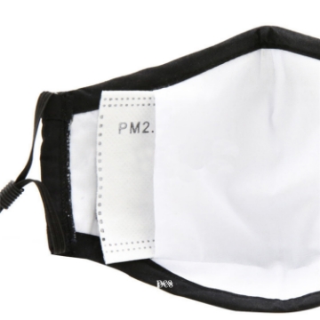 Show details for Washable Cotton Mask w/ 2 Activated Carbon Filters Picture of Washable Cotton Mask w/ 2 Activated Carbon Filters