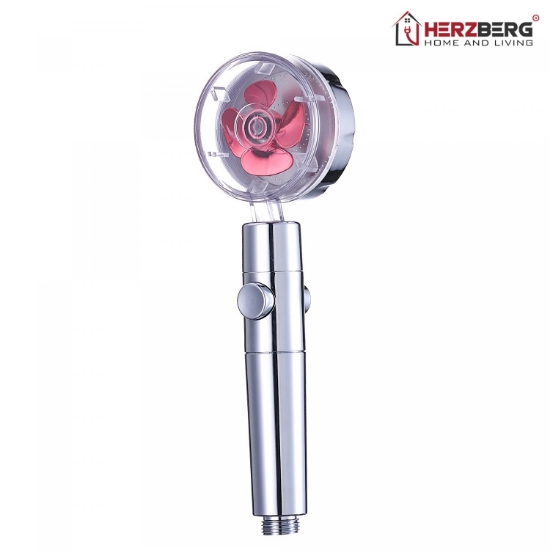 Image de Pomme De Douche Herzberg Turbo Chargeur Rose