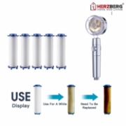 Image de Pomme De Douche Herzberg Turbo Chargeur Doré