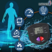 Image de I-Kracht KT-00131:Total Fitness Crunch avec moniteur numérique Noire
