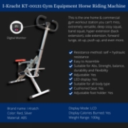 Image de I-Kracht KT-00131:Total Fitness Crunch avec moniteur numérique Argent