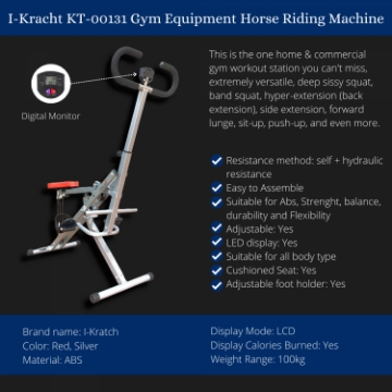 Show details for I-Kracht KT-00131: Total Fitness Crunch with Digital Monitor Silver Picture of I-Kracht KT-00131: Total Fitness Crunch with Digital Monitor Silver