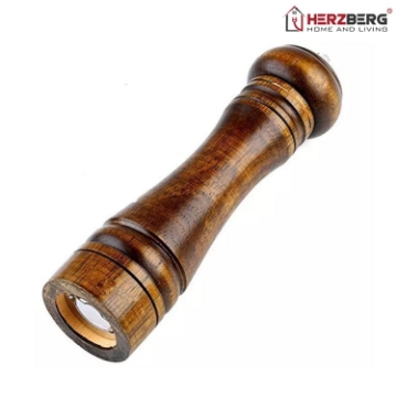 Show details for Herzberg Wooden Pepper Mill Picture of Herzberg Wooden Pepper Mill