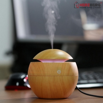 Show details for Herzberg Air Humidifier Aroma Oil Diffuser Gray Picture of Herzberg Air Humidifier Aroma Oil Diffuser Gray