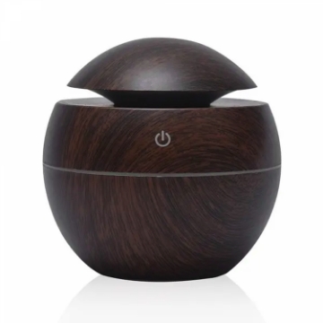 Show details for Herzberg Air Humidifier Aroma Oil Diffuser Dark wood Picture of Herzberg Air Humidifier Aroma Oil Diffuser Dark wood